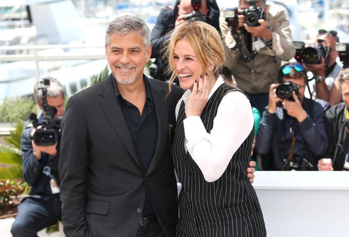 Julia Roberts y George Clooney en Cannes
